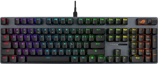 Клавиатура проводная Asus ROG Strix Scope II X NX Snow V2 EN PBT