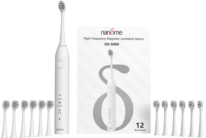 Szczoteczka soniczna Nandme NX 6000 Biała - obraz 2