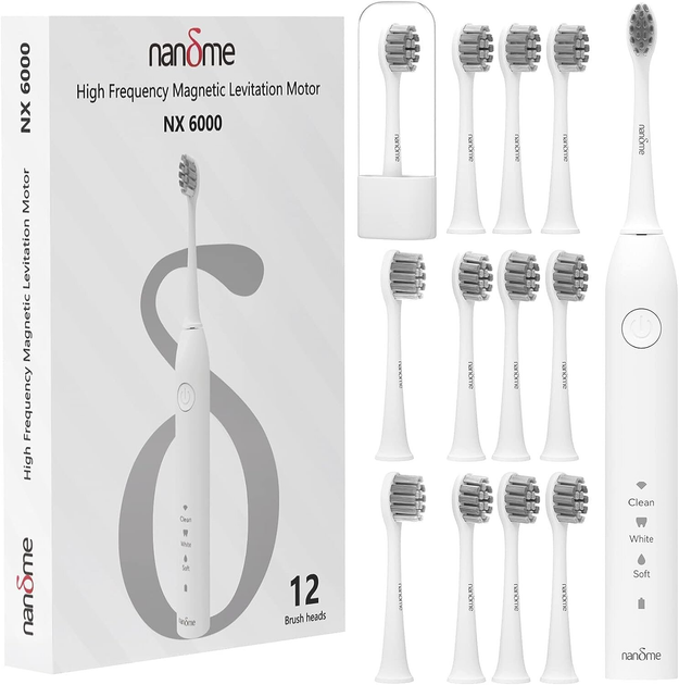 Szczoteczka soniczna Nandme NX 6000 Biała - obraz 3