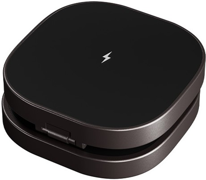 Ładowarka indukcyjna Allity AWC-220-25WMS 3w1 Graphite (5906667550542) - obraz 4
