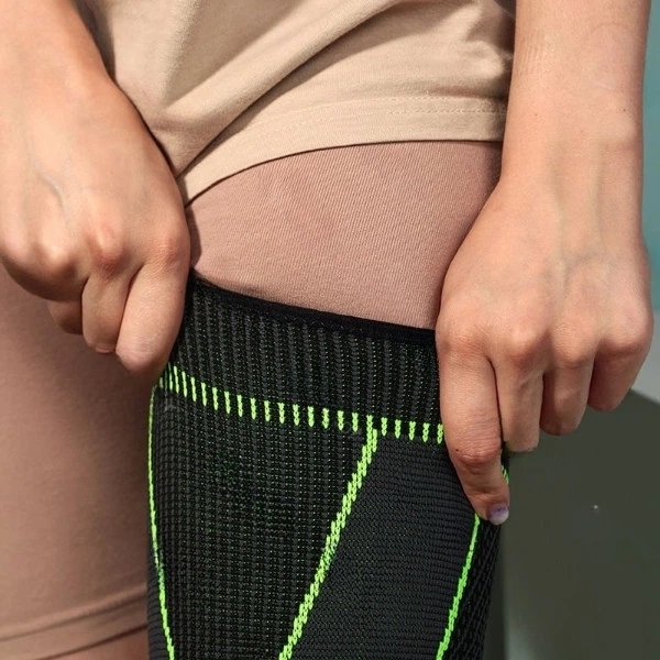 Бандаж колінного суглоба KNEE SUPPORT MA-23 Зелений M - зображення 5