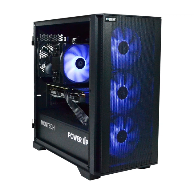 Рабочая станция PowerUp Desktop #468 Core i7 13700K / 32 GB / SSD 1TB / GeForce RTX 4070Ti Super 16GB специализированная вычислительная графическая система для архитекторов и инженеров - изображение 2