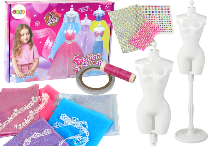Мистецький набір LEAN Toys Creative для створення суконь 17066 (5905884459225) - зображення 2