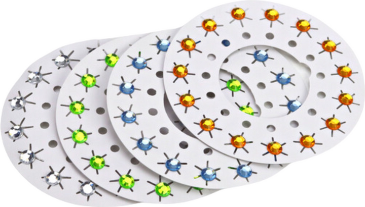 Zestaw piękności LEAN Toys z maszynką do wyklejania włosów diamencikami i brokatem 18218 (5905991015659) - obraz 4