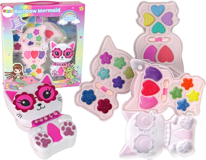 Набір для краси LEAN Toys з котячою палітрою та блискітками 13208 (5905323214101) - зображення 2