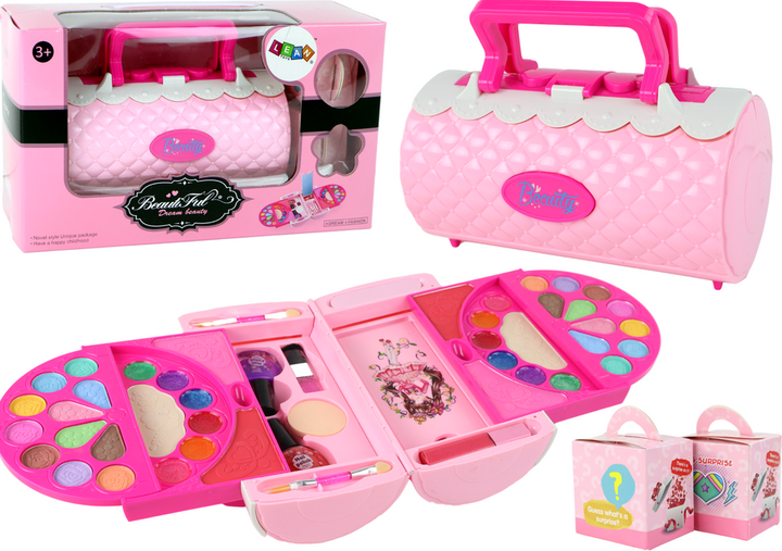 Zestaw piękności LEAN Toys w kuferku z cieniami do powiek Różowy 15799 (5905679073070) - obraz 2