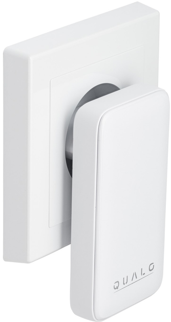 Ładowarka sieciowa Qualo GaNultra slim USB-A USB-C PD 45W White (5907457773226) - obraz 1