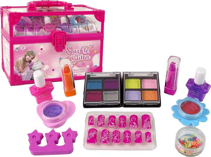 Набір для дитячого макіяжу LEAN Toys у рожевій скриньці 15453 (5905515358316) - зображення 2