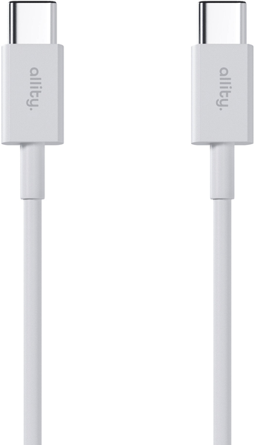 Kabel Allity AUC-03 USB-C - USB-C 2 m 100W White (5906667550184) - obraz 2