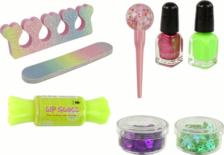 Набір краси LEAN Toys для макіяжу та манікюру у формі цукерки 15726 (5905679072448) - зображення 3