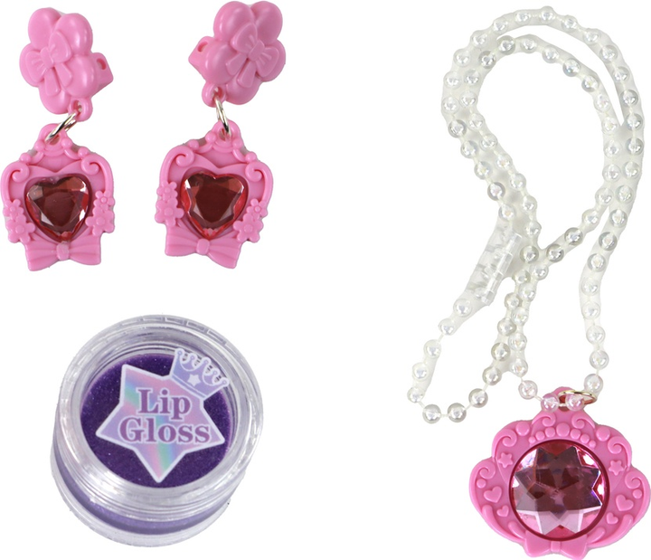 Zestaw piękności LEAN Toys z kosmetykami do makijażu i biżuterią 18 elementów 15615 (5905679071502) - obraz 3