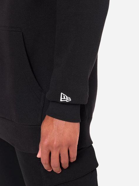 Bluza męska z kapturem kangurka New Era NBA Regular Heat 60505424 L Czarna (0197883645142) - obraz 6