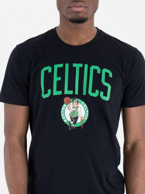 T-shirt męski bawełniany New Era Celtics 60505459 L Czarny (0197883644183) - obraz 3