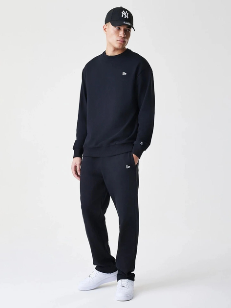 Bluza bez kaptura męska New Era Ne Premium Essential Os Crew 60752356 S Czarna (0198976882840) - obraz 3