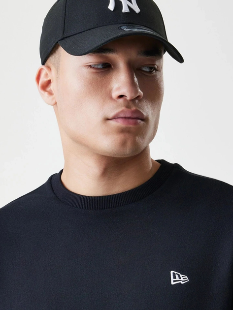 Світшот чоловічий New Era Ne Premium Essential Os Crew 60752356 M Чорний (0198976882833) - зображення 7