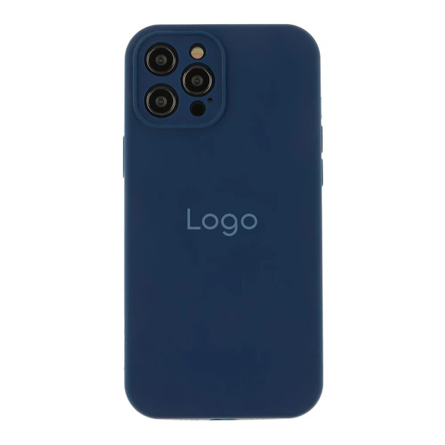 Чохол Silicone Case Full Size with Frame для iPhone 12 Pro Max Колір 39.Elegant Purple - изображение 7