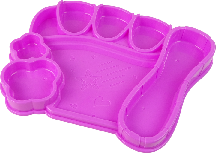 Zestaw piękności LEAN Toys Kreda do malowania włosów z kolorowymi pasemkami i prostownicą z akcesoriami 19577 (5905991009528) - obraz 4