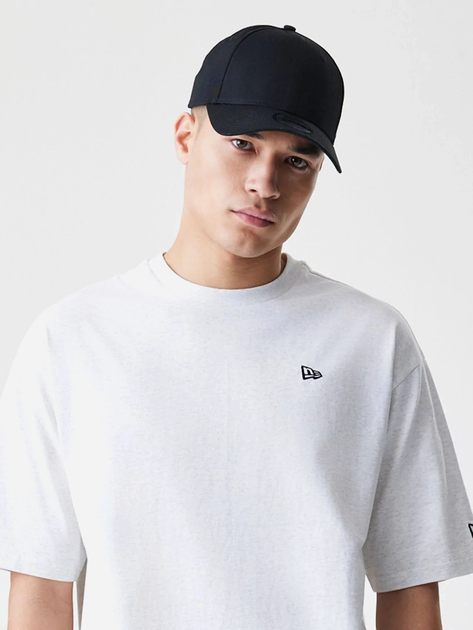 T-shirt męski bawełniany oversize New Era Ne Premium Essential Os 60752359 XL Jasnoszary (0198976882673) - obraz 4