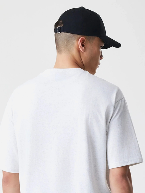 T-shirt męski bawełniany oversize New Era Ne Premium Essential Os 60752359 S Jasnoszary (0198976882666) - obraz 5