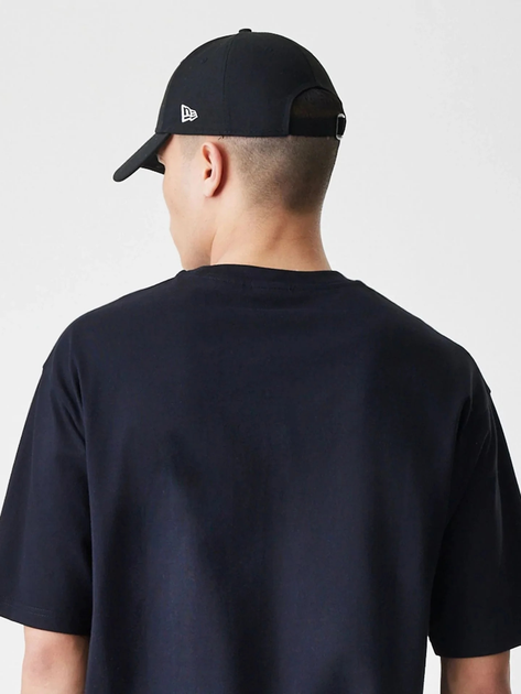 T-shirt męski bawełniany oversize New Era Ne Premium Essential Os 60752363 L Czarny (0198976882703) - obraz 5