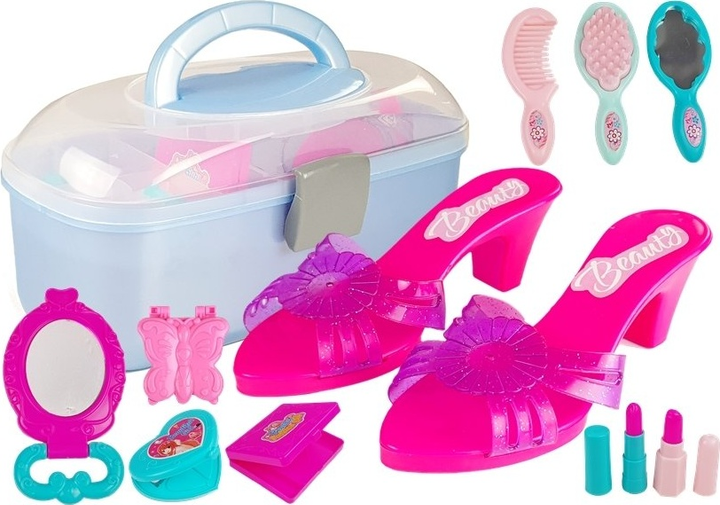 Набір для краси LEAN Toys у футлярі з відкидними валиками та намистинами 4536 (5905214979584) - зображення 2