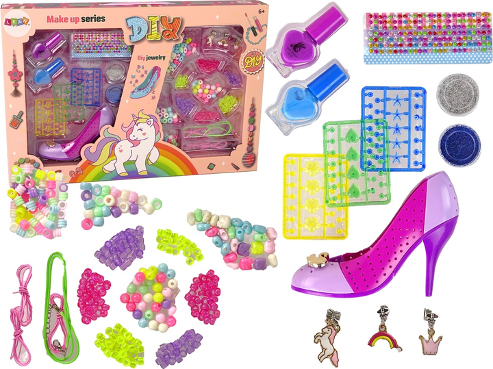 Zestaw piękności LEAN Toys do stylizacji paznokci i tworzenia biżuterii 15721 (5905679072394) - obraz 2