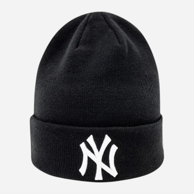 Czapka beanie New Era Mlb Cuff Knit 12122728 One Size Czarna (0193650537856) - obraz 1