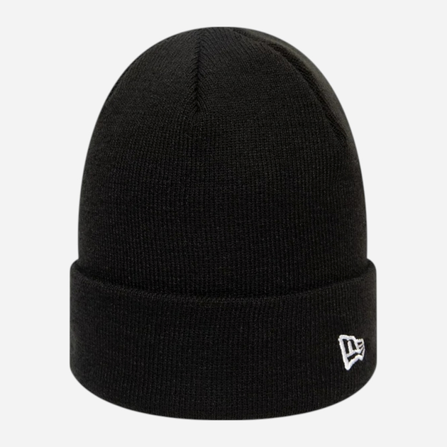 Czapka beanie New Era Cuff Knit 12134752 One Size Czarna (0193650910284) - obraz 1
