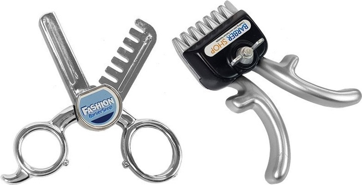 Набір для краси LEAN Toys перукарня з феном бритвою та аксесуарами Silver 7313 (5905214972769) - зображення 5