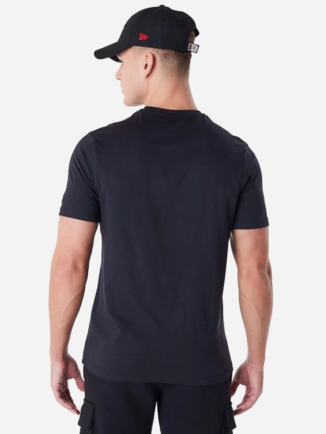 T-shirt męski bawełniany New Era Nos NBA Regular Bulls Bob 60416757 M Czarny (0197214897103) - obraz 2