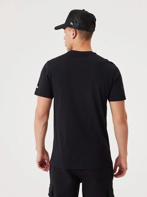 T-shirt męski bawełniany New Era Ne Essentls 60416742 XL Czarny (0197214898087) - obraz 2