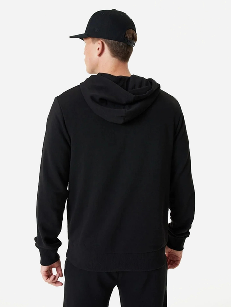 Bluza męska z kapturem kangurka New Era Ne Essentls 60416735 L Czarna (0197214898414) - obraz 2