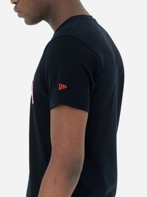 T-shirt męski bawełniany New Era Nos NBA Regular Tee Bulls 60416749 M Czarny (0197214897042) - obraz 5