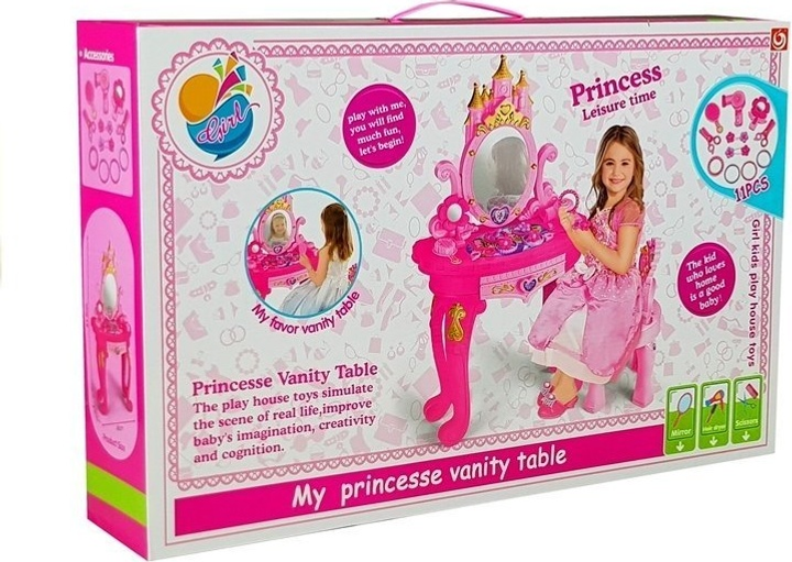 Туалетне приладдя LEAN Toys зі стільчиком на ніжках та аксесуарами 4236 (5905323219717) - зображення 1