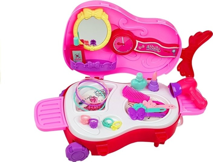 Туалетне приладдя LEAN Toys валіза на колесах зі скрипкою та дзеркалом 4649 (5907625583794) - зображення 3