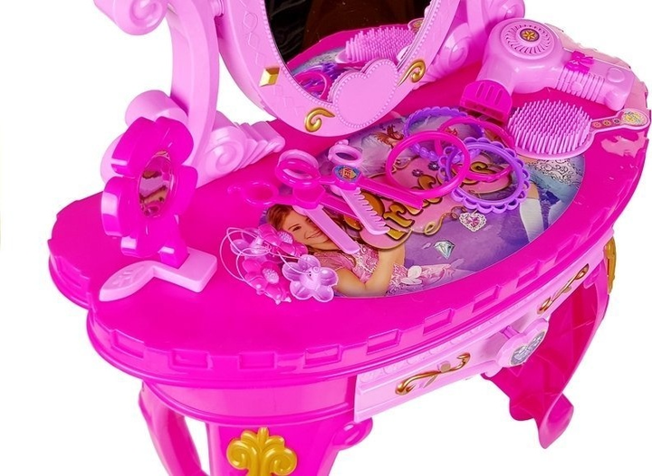 Туалетне приладдя LEAN Toys зі стільчиком на ніжках та аксесуарами 4236 (5905323219717) - зображення 6