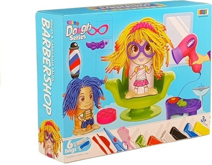 Набір для творчості LEAN Toys Перукарня з формочкою та щипцями для вирівнювання волосся 4257 (5905323219786) - зображення 1