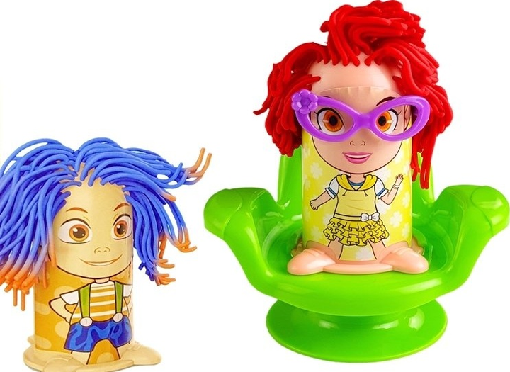 Набір для творчості LEAN Toys Перукарня з формочкою та щипцями для вирівнювання волосся 4257 (5905323219786) - зображення 3