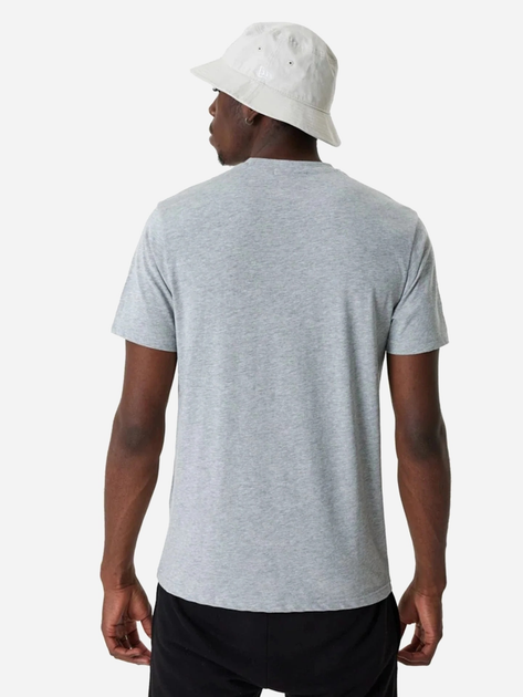 T-shirt męski bawełniany New Era Ne Essentials 60416746 XL Jasnoszary (0197214898025) - obraz 2