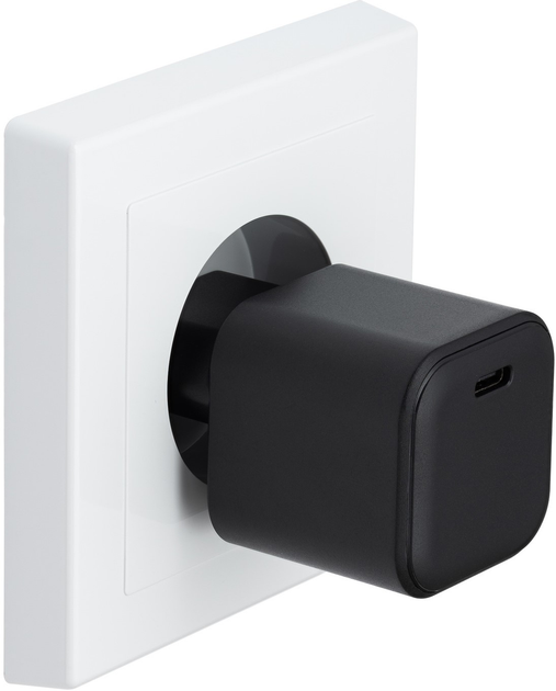 Зарядний пристрій Qualo Nano PD 35W USB-C Black (5907457773257) - зображення 5