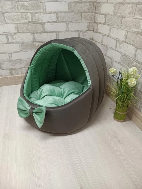 Будинок лежанка для котів та собак Animals_joy Кошик L 53*51 см (137) - изображение 7