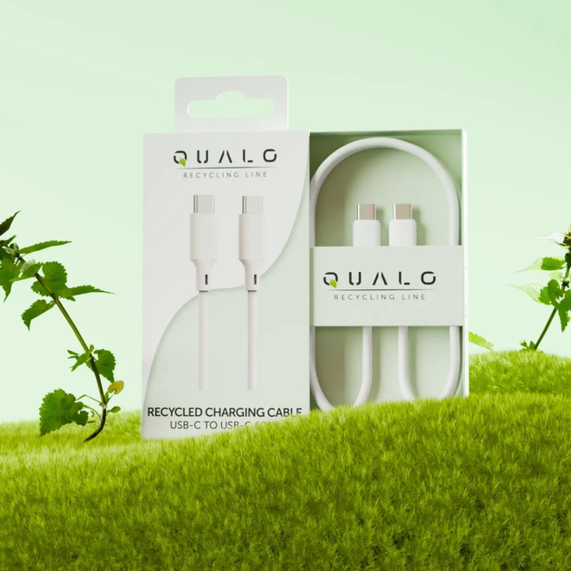 Кабель Qualo Recycling USB Type-C – USB Type-C 1.5 м White (5907457783447) - зображення 6
