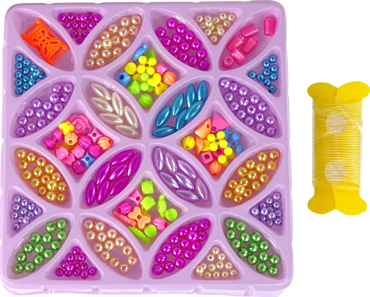 Набір для виготовлення прикрас LEAN Toys з намистинами для волосся 15804 (5905679073124) - зображення 3