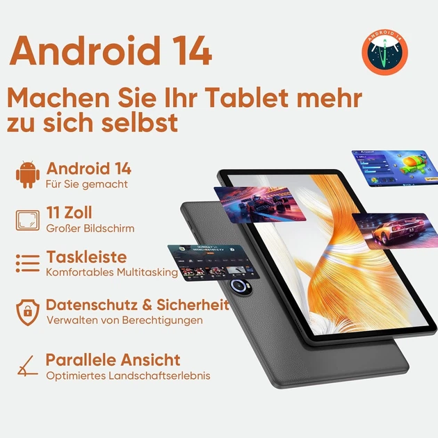 Планшет 11" JIKOCXN C5 6+6/128Gb 8 ядер Android 15 8000 mAh Серый (102344728) - Уценка - Фото 5 Планшет 11" JIKOCXN C5 6+6/128Gb 8 ядер Android 15 8000 mAh Серый (102344728) - Уценка - изображение 5