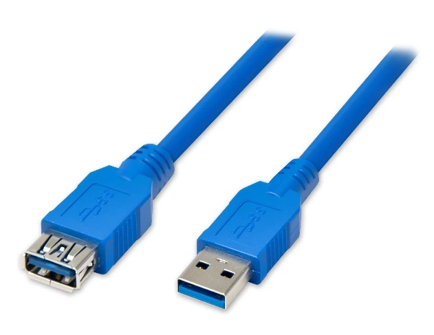 Кабель ATcom удлинитель USB 3.0 AM/AF 3.0 м blue - Фото 1 Кабель ATcom удлинитель USB 3.0 AM/AF 3.0 м blue - зображення 1