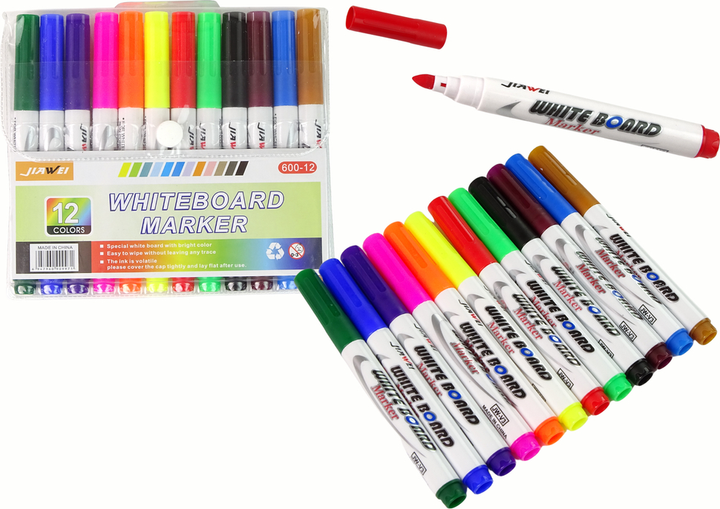 Pisaki wodne LEAN Toys Magiczne do rysowania na wodzie i szkle 12 szt 12864 (5905323210271) - obraz 2