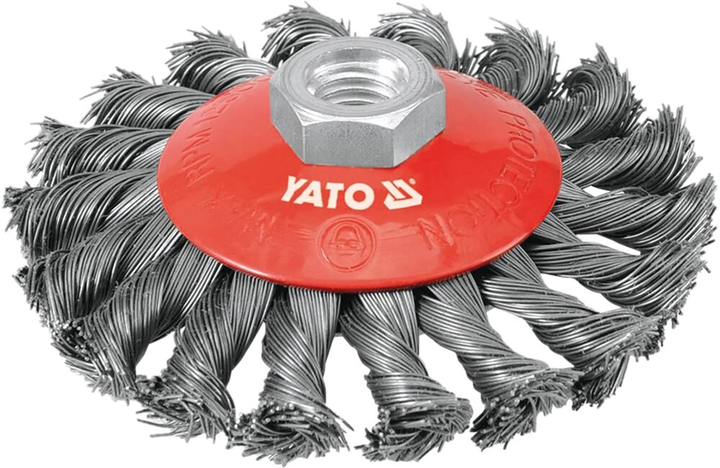 Щітка - крацовка YATO дискова Ø=100 мм YT-4763 (5906083947636) - зображення 1