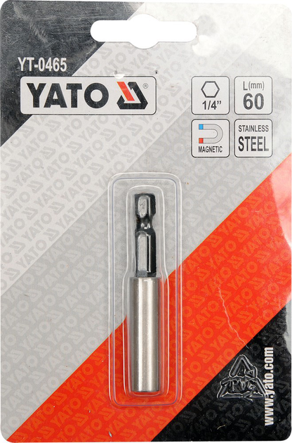 Magnetyczny uchwyt do bitów YATO 1/4" 60 mm (YT-0465) - obraz 3