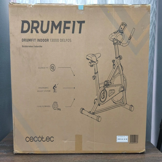 Велотренажер Cecotec DrumFit Indoor 13000 Delfos Bicicleta - Повреждена упаковка - Б/У - изображение 4