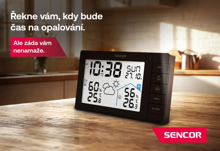 Метеостанція Sencor SWS3200 чорний - зображення 5